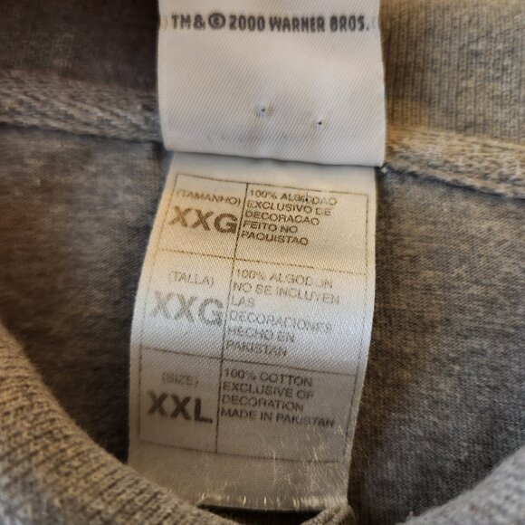 Warner Bros Polo Weekend Wildman Tazmanian Devil Fishing Size XXL - Picture 4 of 7